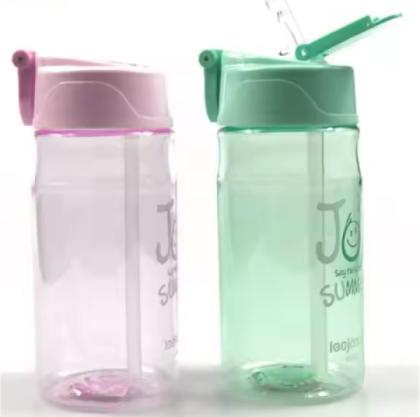 Children's sports straw water bottle, Children's sports straw water bottle