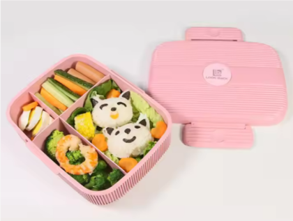 Separate lunch box with utensils, easy to carry lunch box, Separate lunch box with utensils, easy to carry lunch box