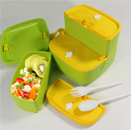 Large Capacity Portable Handle Bento Box Leakproof Collapsible Design, Large Capacity Portable Handle Bento Box Leakproof Collapsible Design