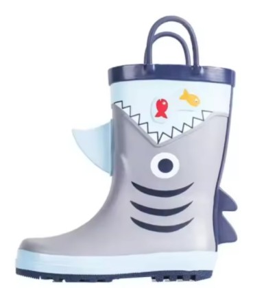 Kids Rubber Waterproof Long Rainboots, Kids Rubber Waterproof Long Rainboots